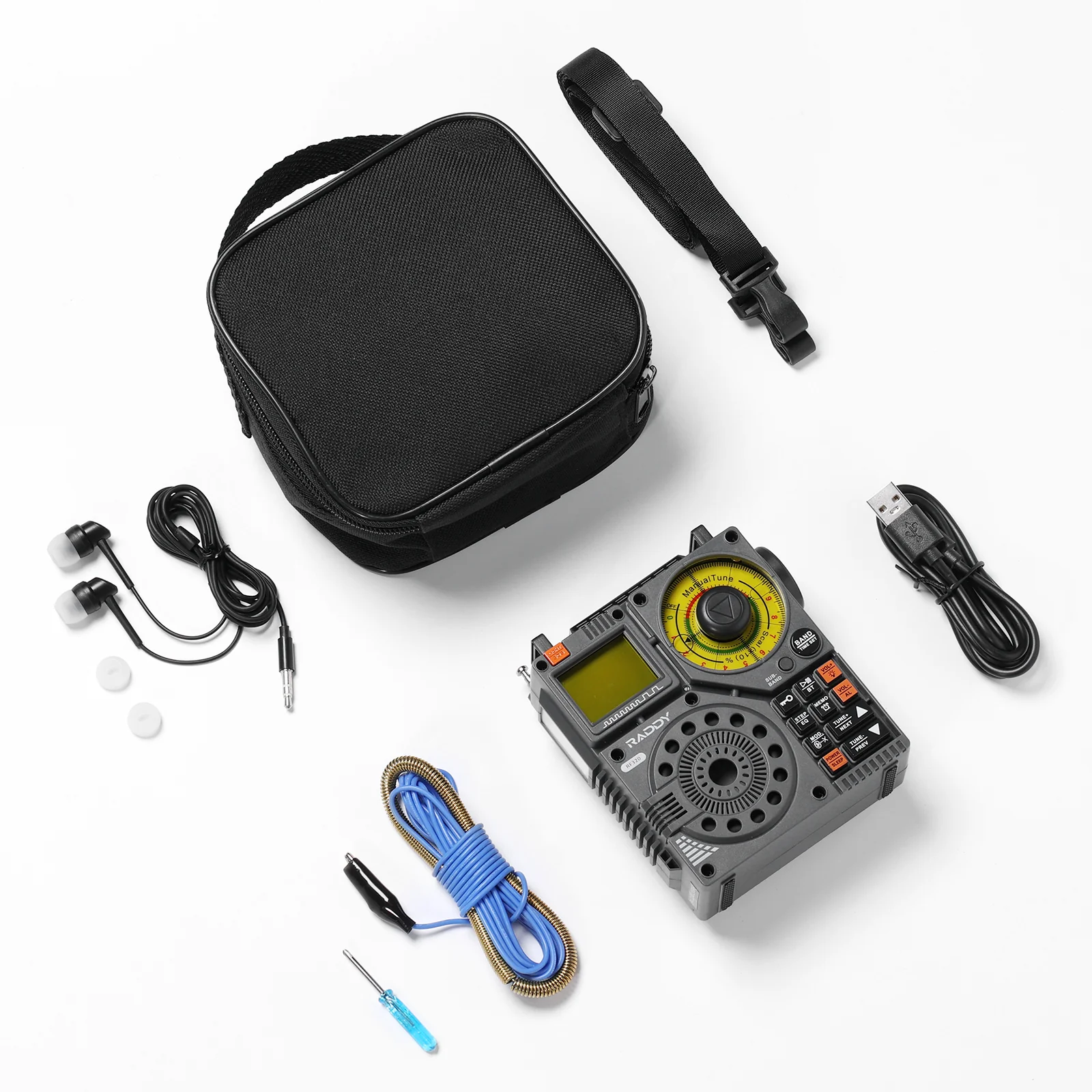 Raddy RF320 Shortwave Radio | FM/AM/SW/VHF/WB/AIR | Remote Control | Bluetooth 5.0 - Image 6