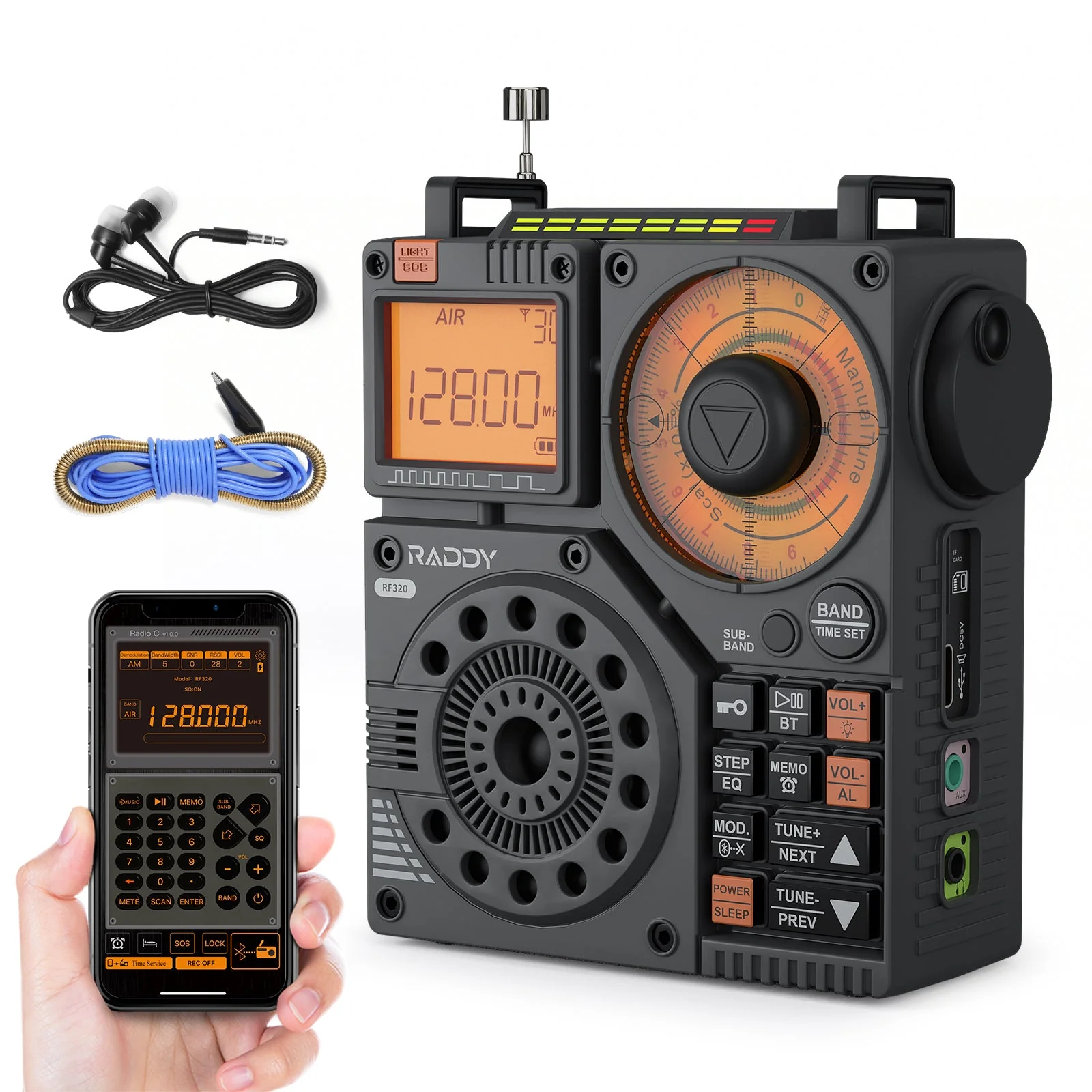 Raddy RF320 Shortwave Radio [OPEN BOX] - Image 6