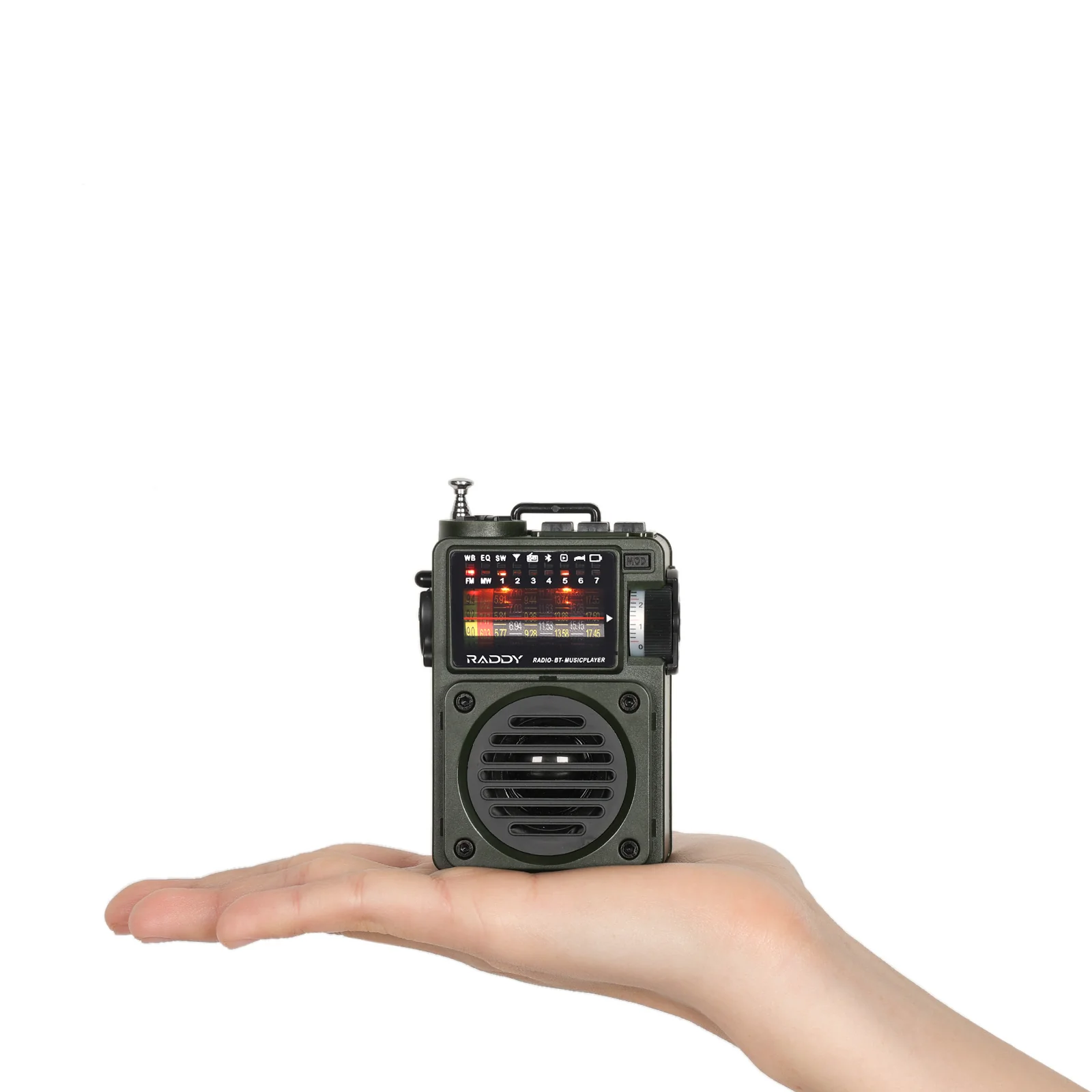 Raddy RF750 Shortwave Radio | AM/FM/SW/WB | Portable Digital Rechargeable | Bluetooth 5.0 - Image 2