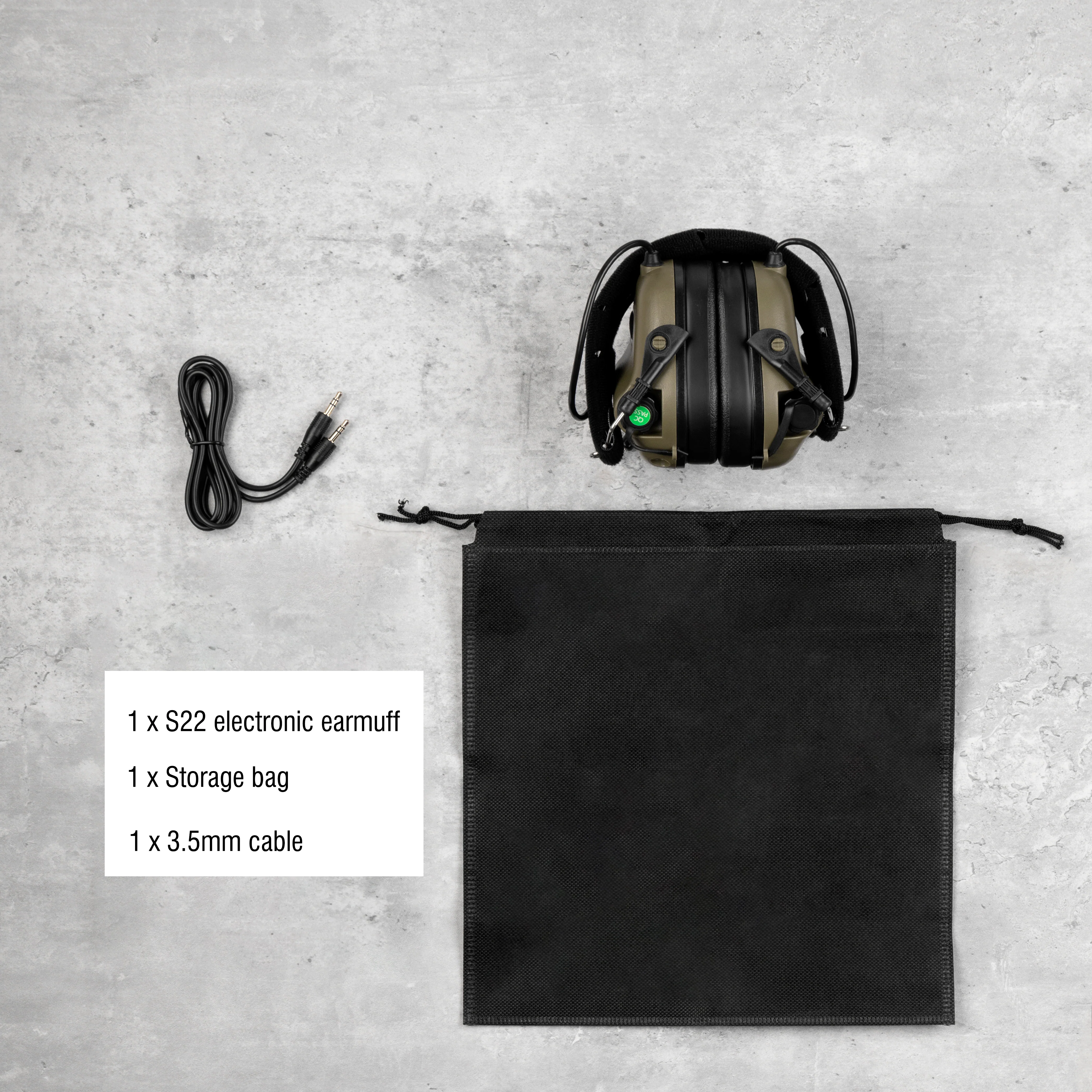 Raddy S22 Electronic Shooting Earmuffs | NRR 22dB Noise Canceling | Sound Amplification [DISCONTINUED] - Image 8