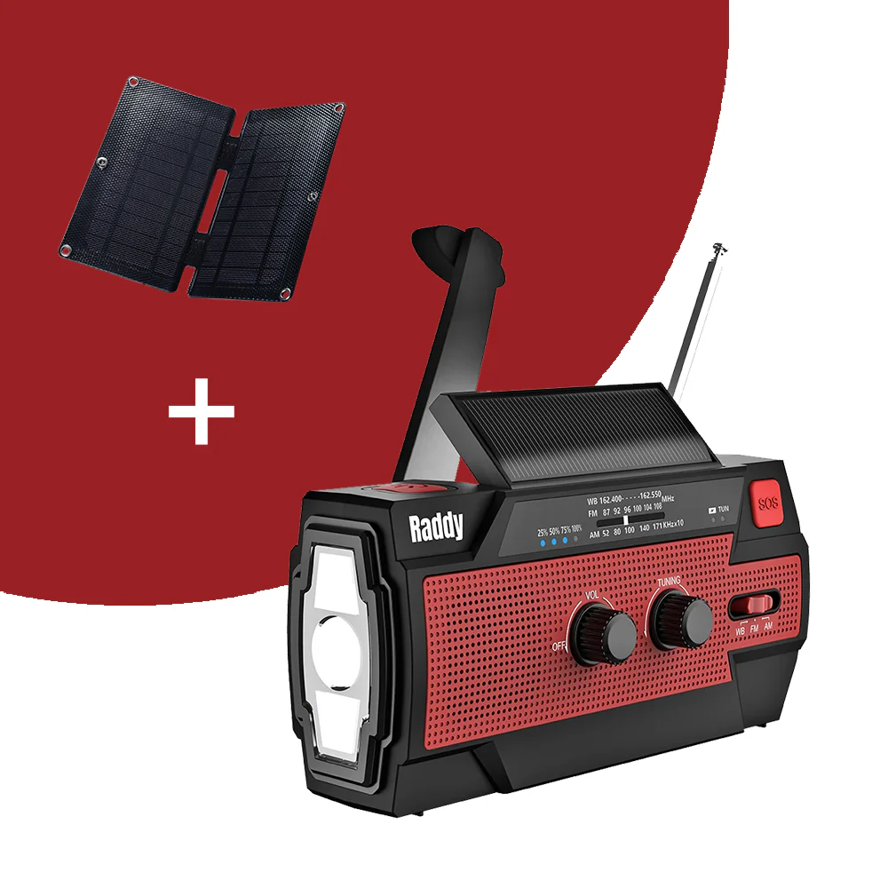 Raddy SW3 Emergency Radio | 5000mAh | Hand Crank | Solar-Powered | FM/AM [DISCONTINUED] - Image 13