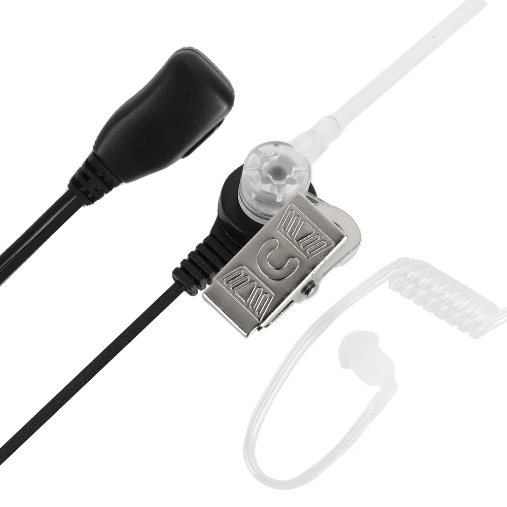 Radioddity 2-Pin Covert Acoustic Tube Earpiece Headset | PTT MIC | K Plug - Image 6