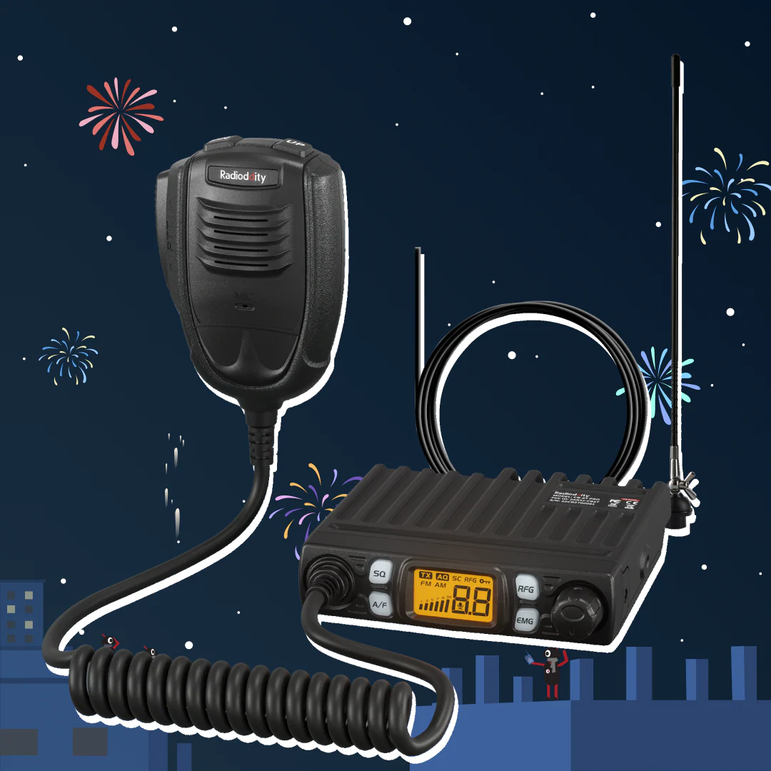 Radioddity CB-27 Pro CB Radio | AM/FM for US | 4W | VOX | RF Gain | Squelch Control - Image 7