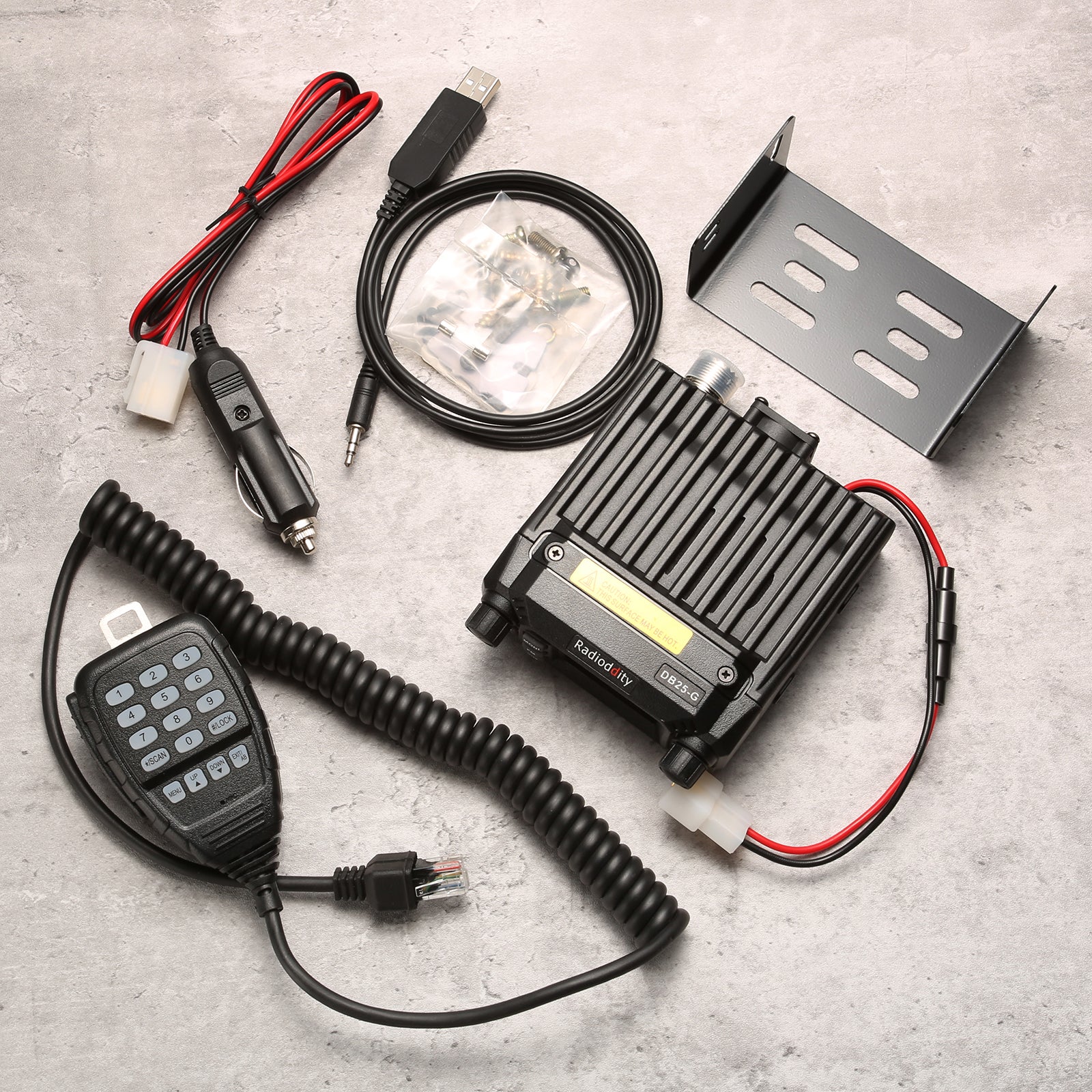 Radioddity DB25-G GMRS Mobile Radio | 25W | Quad Watch | UHF VHF Scanning | Repeater Capable | Support CHIRP Programming - Image 7