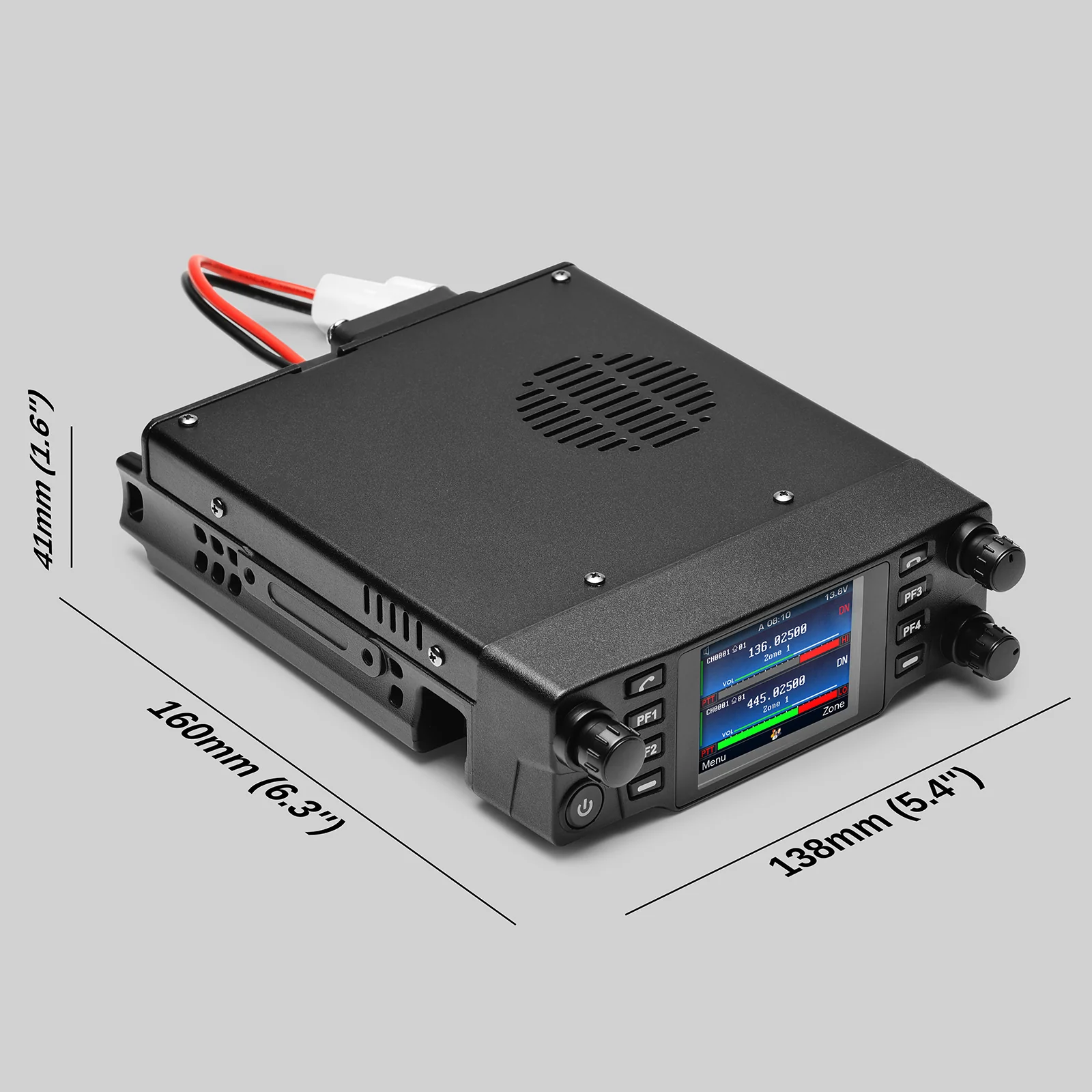 Radioddity DB40-D DMR Mobile Radio | 40W | Analog & Digital | VHF & UHF | GPS & APRS | Cross-band Repeat | Bluetooth 5.0 | 500K Contacts | 10 DIY Keys - Image 4