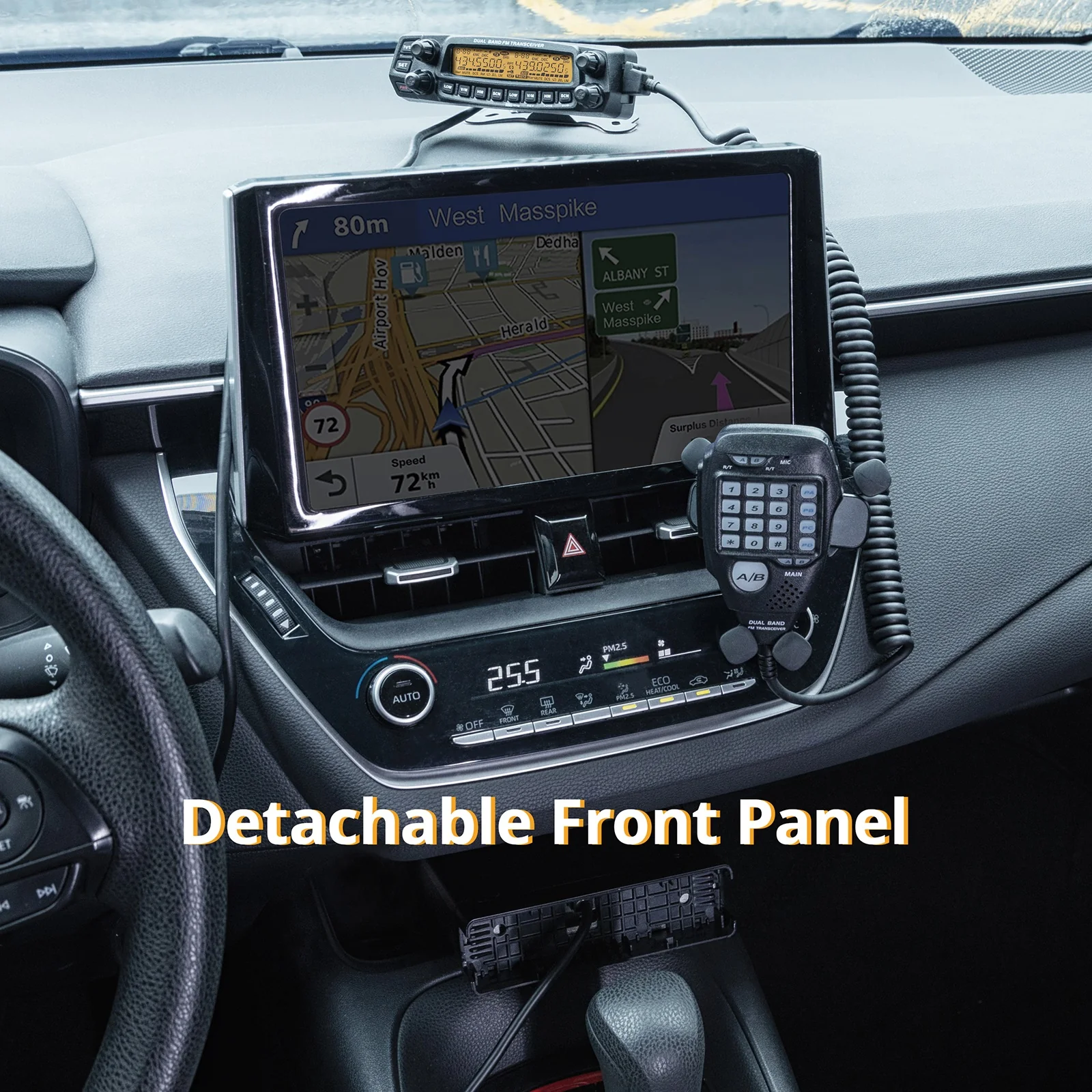 Radioddity DB50 Dual Band Mobile Radio | 50W | Large LCD Display | Multi-band Receiver | 758 Channel | Support CHIRP Programming - Image 2