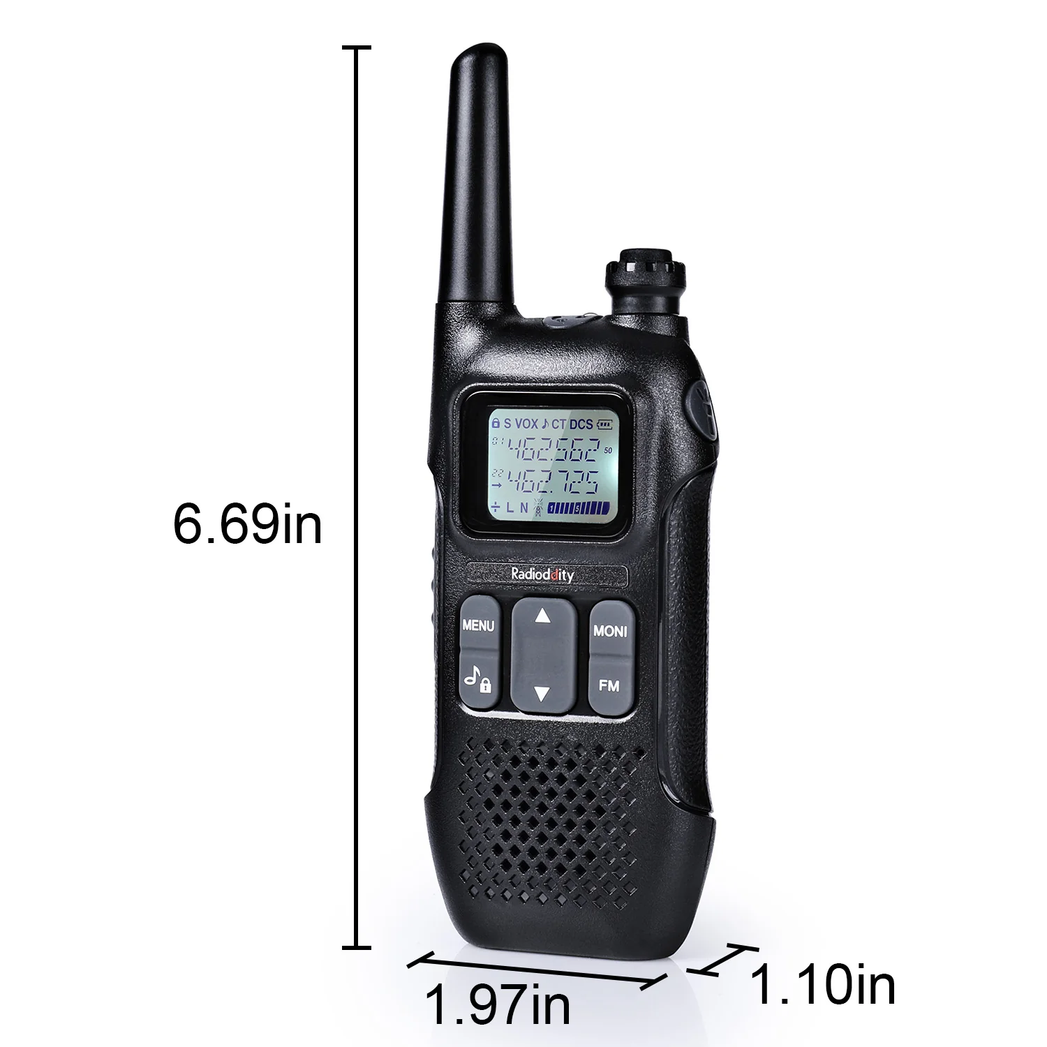 Radioddity FS-T1 / PR-T1 [1 Pair] | NOAA Weather Alert | License-free | USB Charging - Image 8