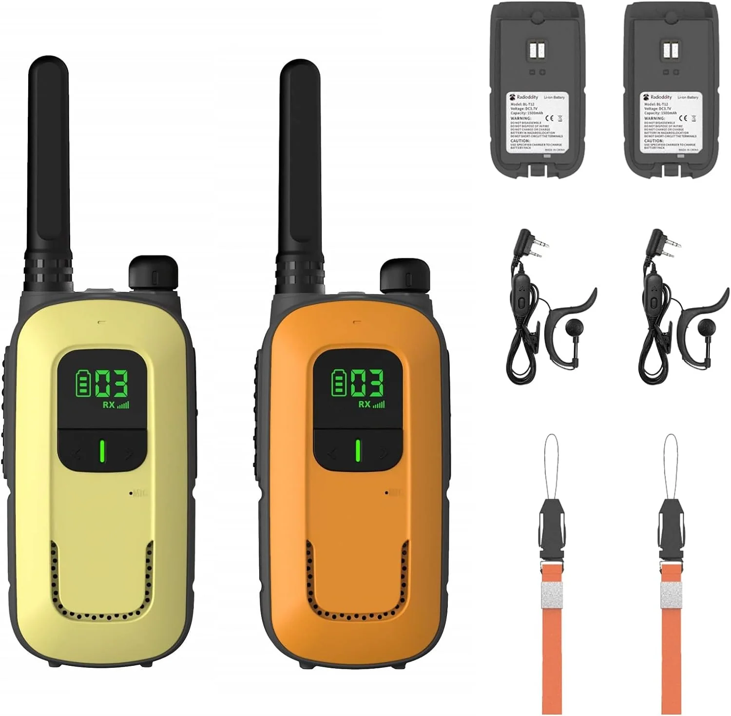 Radioddity FS-T3/PR-T3 [4 Packs]  | License-free | USB Charging | Flashlight | VOX - Image 11