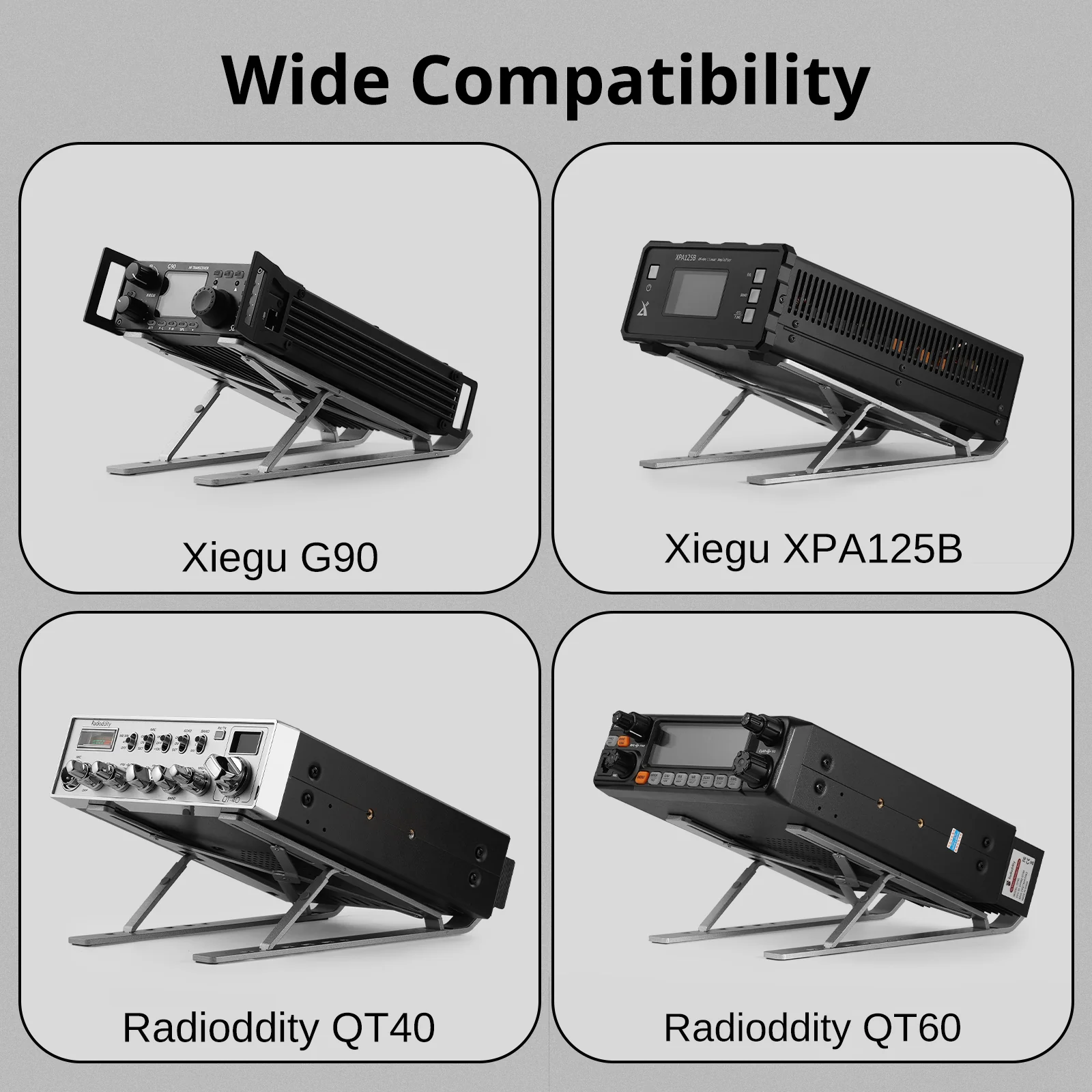 Radioddity G90-H3 Stand | Heat Dissipation Holder | for Xiegu G90 XPA125B | Wide Compatible | POTA Accessory - Image 5