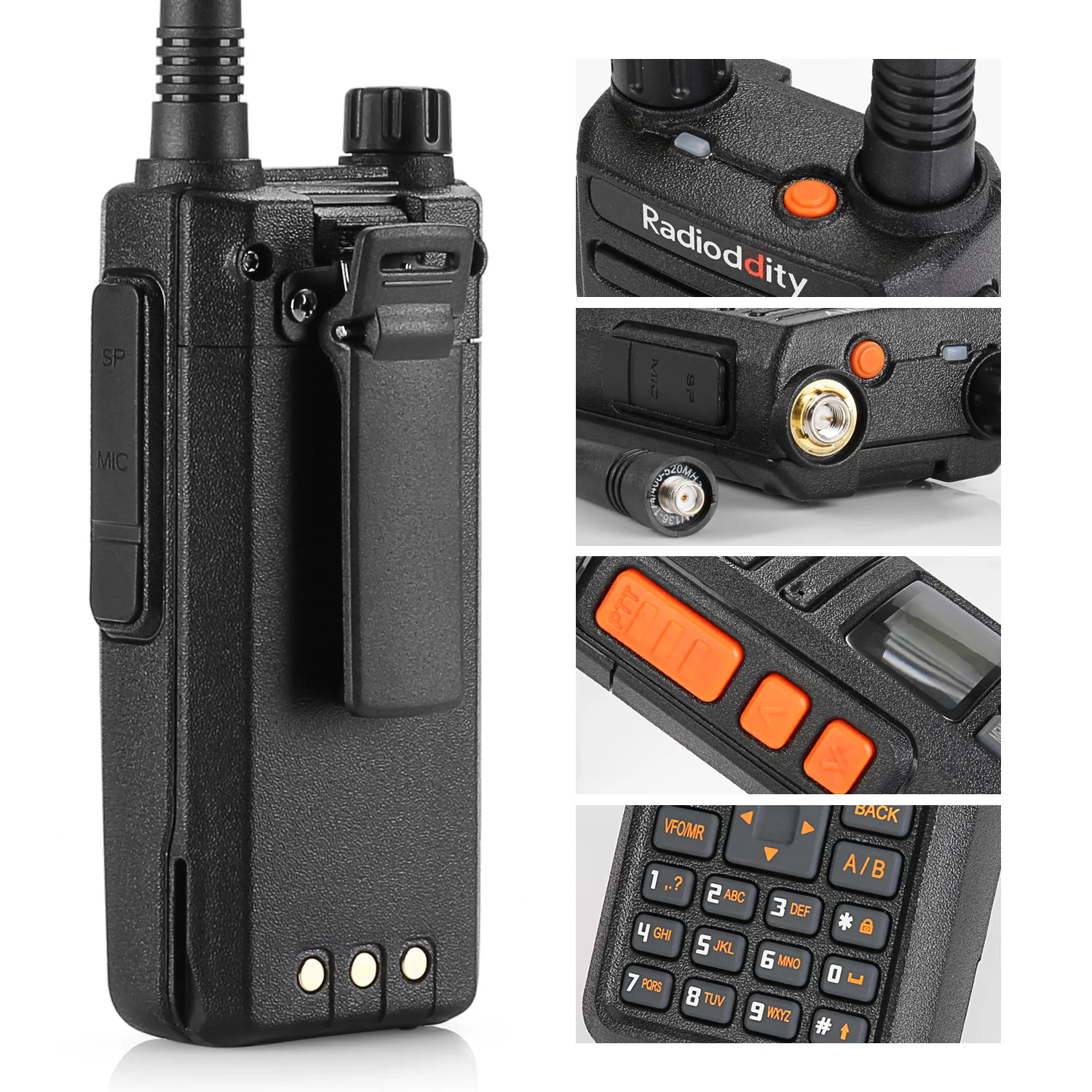 Radioddity GA-510 | 10W | Dual Band | Tri-power | 2 Batteries | Support CHIRP Programming - Image 6