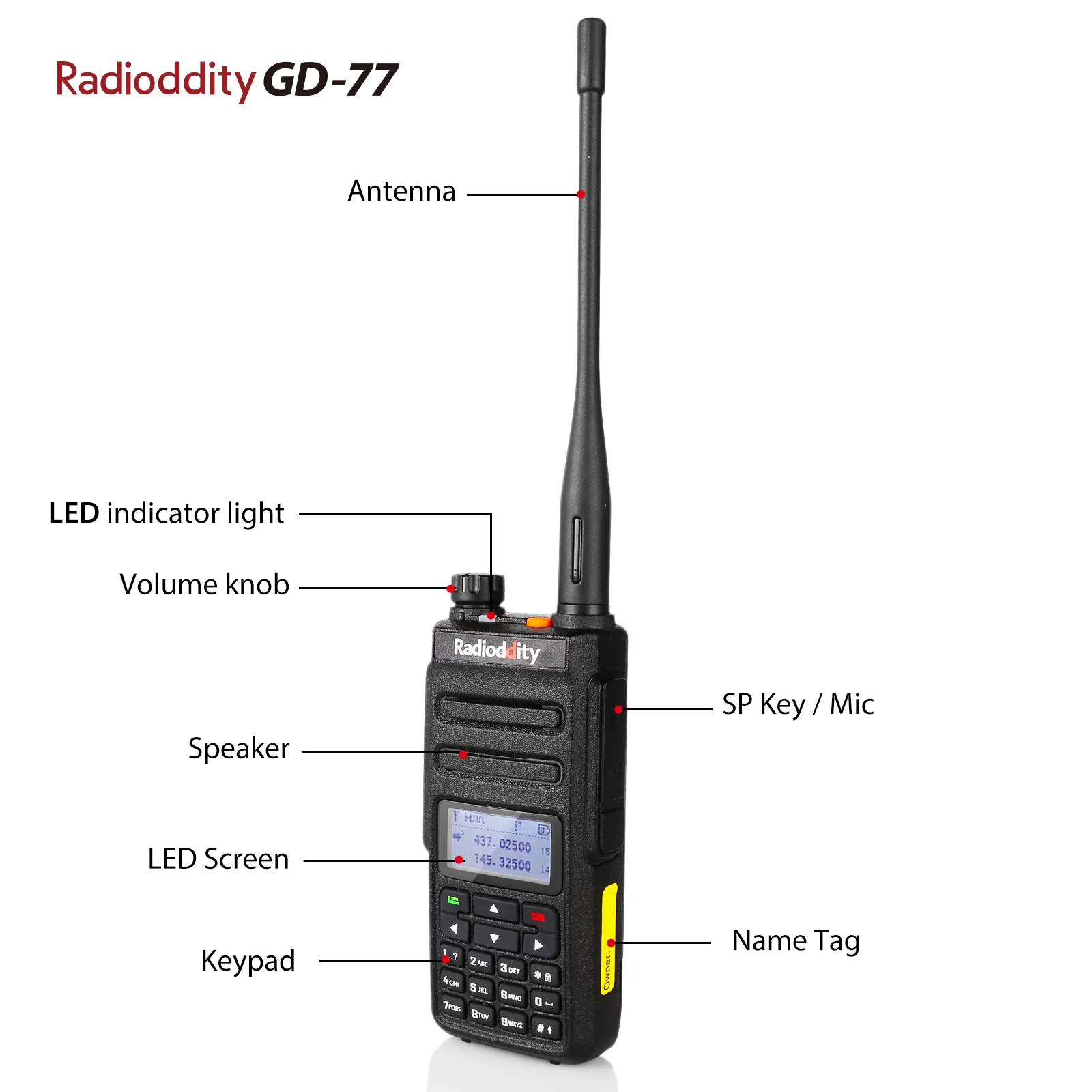 GD-77 DMR +Programming Cable + Extra Battery [DISCONTINUED] - Image 2