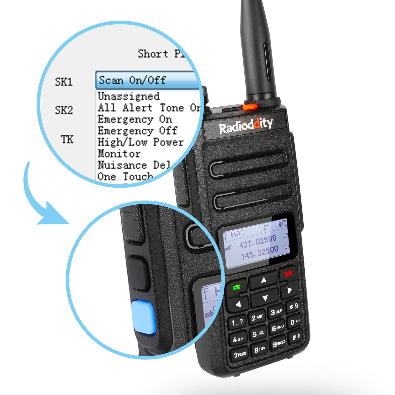 GD-77 DMR +Programming Cable + Extra Battery [DISCONTINUED] - Image 3