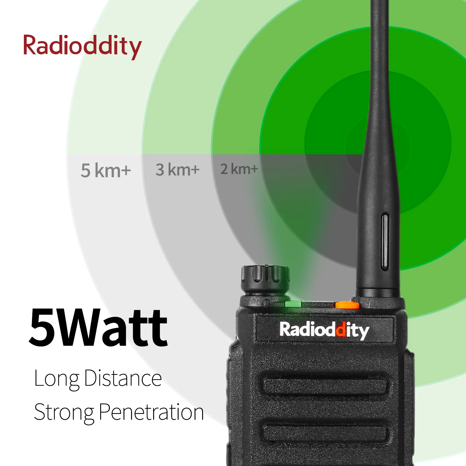 Radioddity GD-77 | Dual Band | 2 Time-slot DMR | 2200mAh | 5W | with Cable [DISCONTINUED] - Image 4