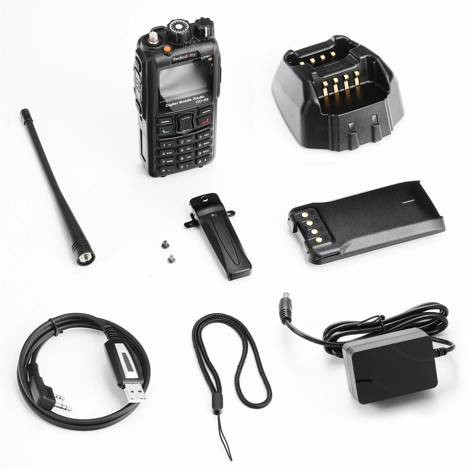Radioddity GD-88 DMR Radio | Max 7W | Analog & Digital | VHF & UHF | GPS / APRS | Cross-band Repeat | SFR | 300K - Image 7