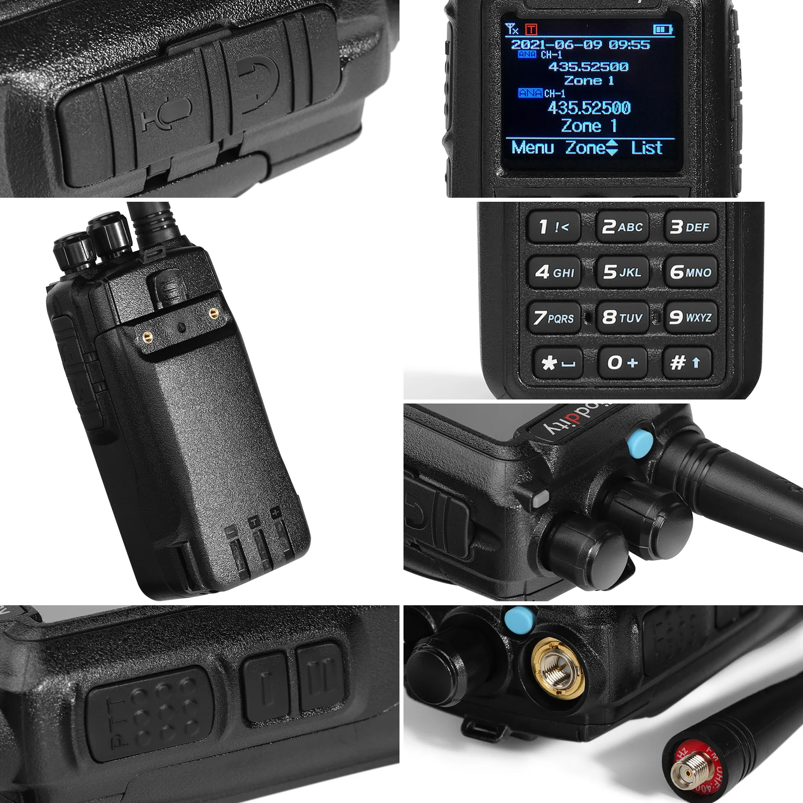 Radioddity GD-AT10G | 10W UHF | Analog & Digital DMR Tier I & II | GPS APRS Function | Color Screen - Image 4