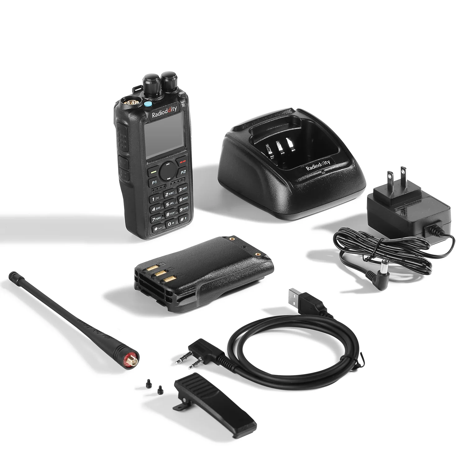Radioddity GD-AT10G | 10W UHF | Analog & Digital DMR Tier I & II | GPS APRS Function | Color Screen - Image 8