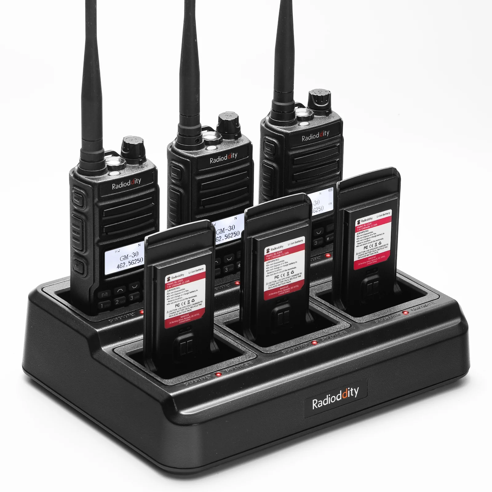 Radioddity GM-30 Six-Way Charger | Multi-Unit Charger Station | Bulk Charger - Image 6