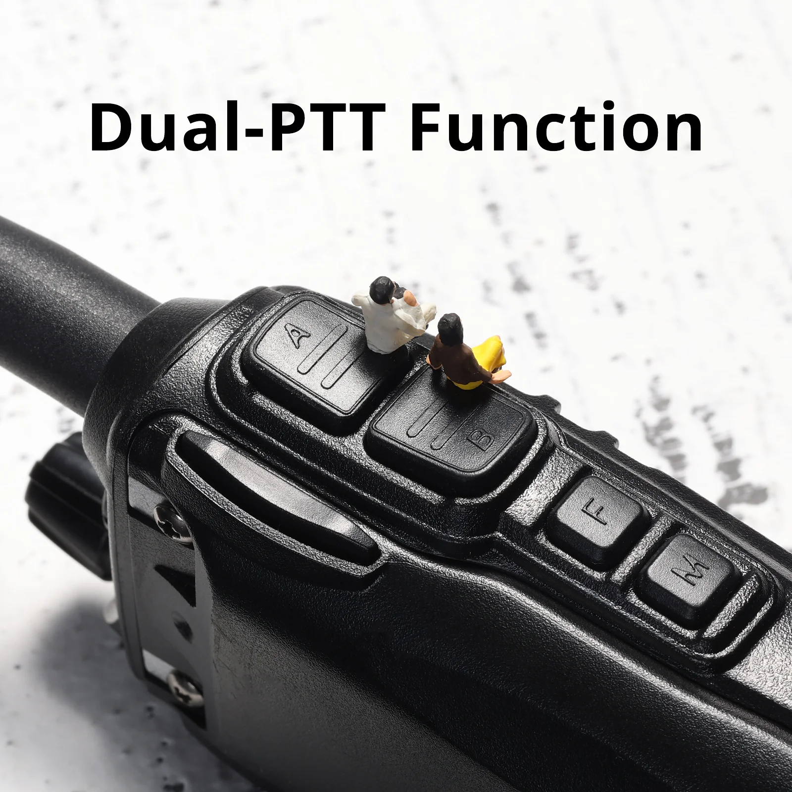 Radioddity GT-82 | Dual Band | Dual PTT | 5W | 2000mAh | Customized EU Frequency - Image 2