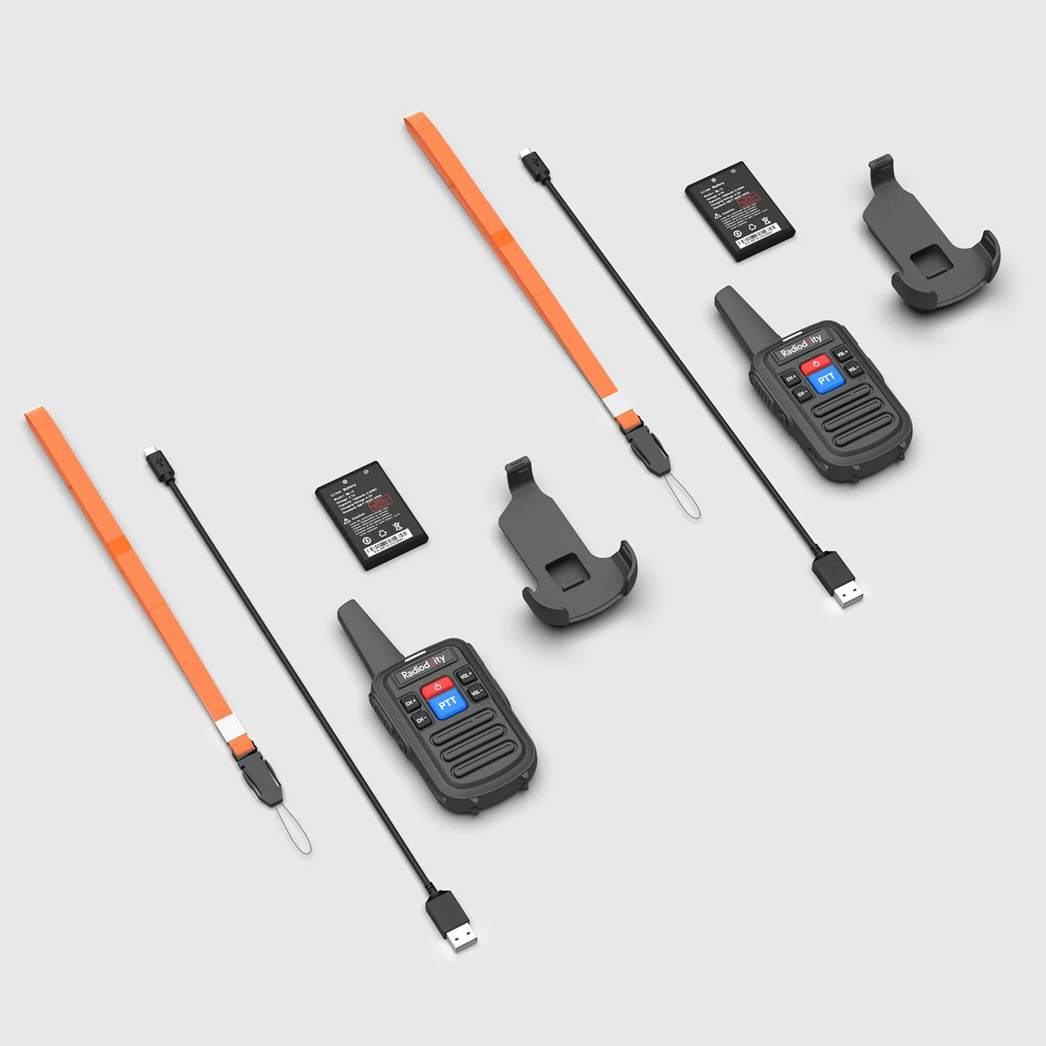 Radioddity PR-T5 [2 Packs]  | PMR 446 License-free | USB Charging | VOX [DISCONTINUED] - Image 9