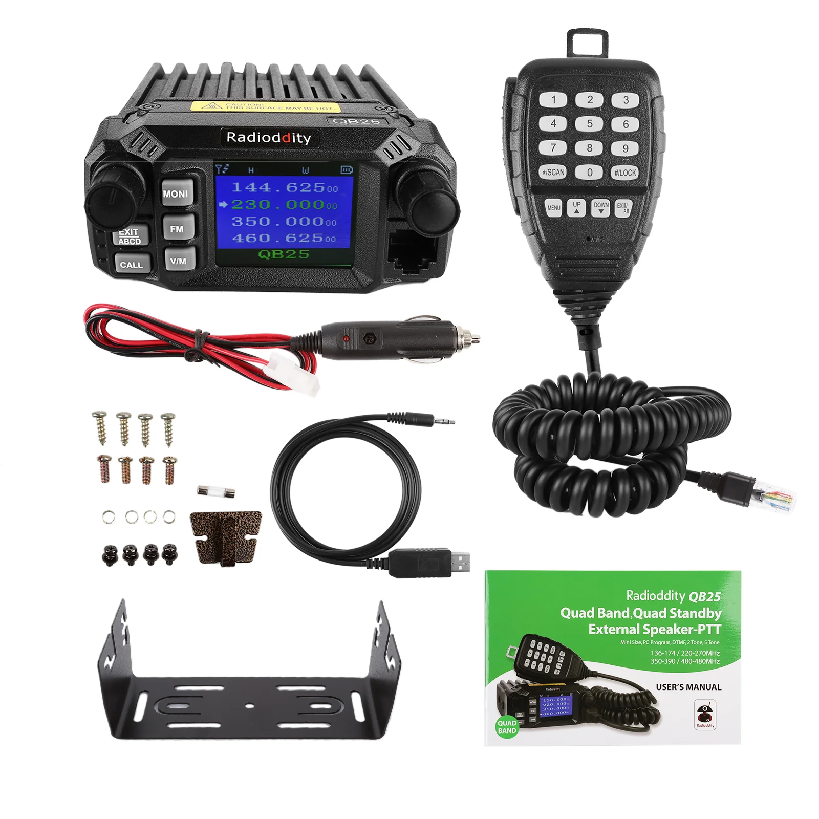 QB25 Quad Band Quad-standby Mini Mobile Radio+ Cable [DISCONTINUED] - Image 8