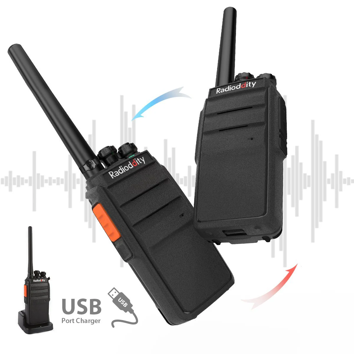 Radioddity R2 Walkie Talkie UHF PMR446 [4 Pack] [DISCONTINUES] - Image 6