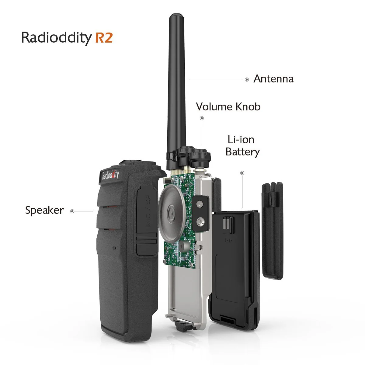 Radioddity R2 Walkie Talkie UHF PMR446 [2 Pack] [DISCONTINUED] - Image 4