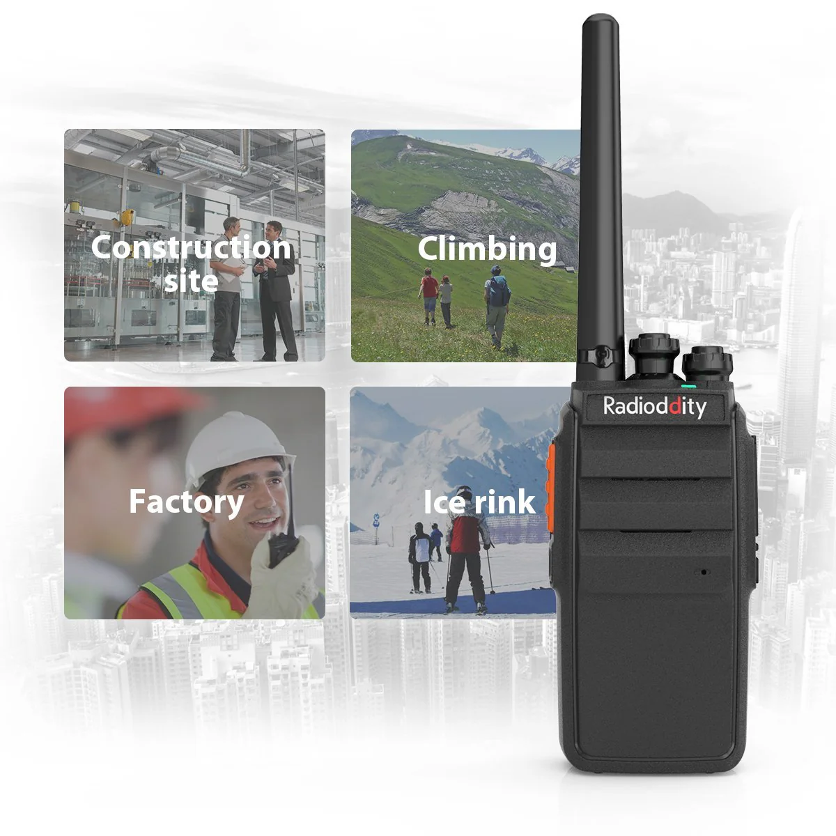 Radioddity R2 Walkie Talkie UHF PMR446 [2 Pack] [DISCONTINUED] - Image 7
