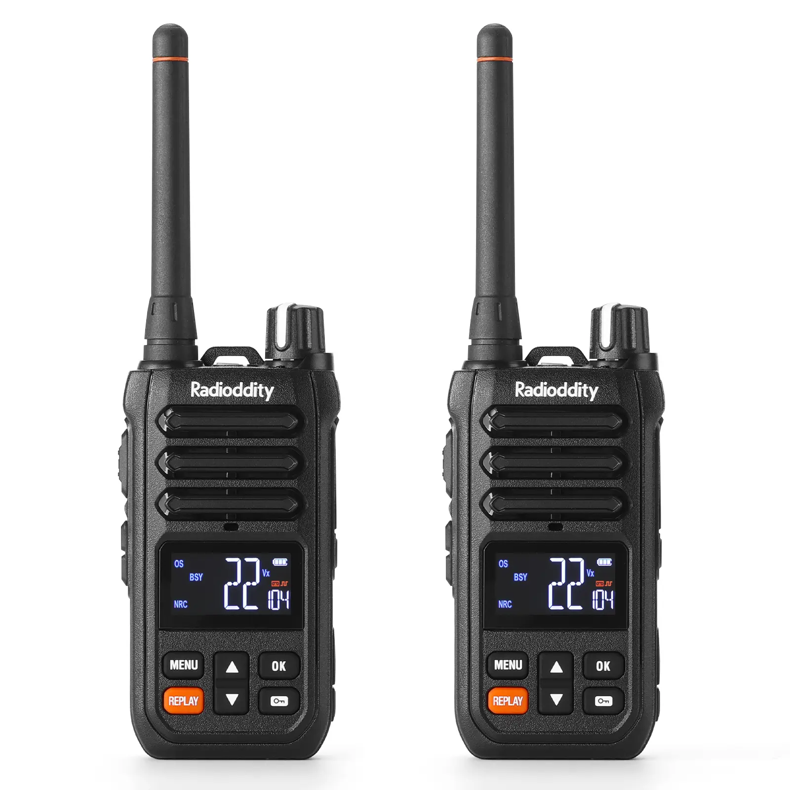 Radioddity X1 Heavy Duty Radio | FRS | IP67 Waterproof  | Noise Reduction | Recording | NOAA Scan & Alert | VOX | SOS | 2500mAh USB-C Rechargeable | For Outdoor