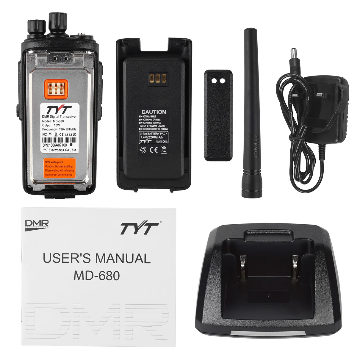 TYT MD-680 UHF Waterproof Digital Radio [DISCONTINUED] - Image 7