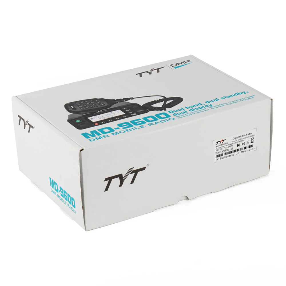 TYT MD-9600 Car Radio | Dual Band | DMR & Analog | 50W/25W | 10K ID [DISCONTINUED] - Image 11