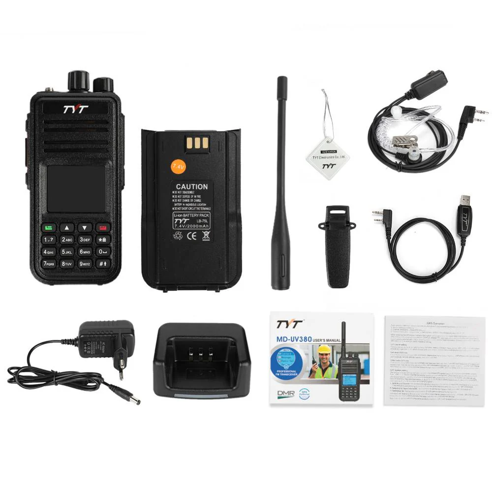 TYT MD-UV380G | Dual Band | GPS DMR | 2000mAh [DISCONTINUED] - Image 9