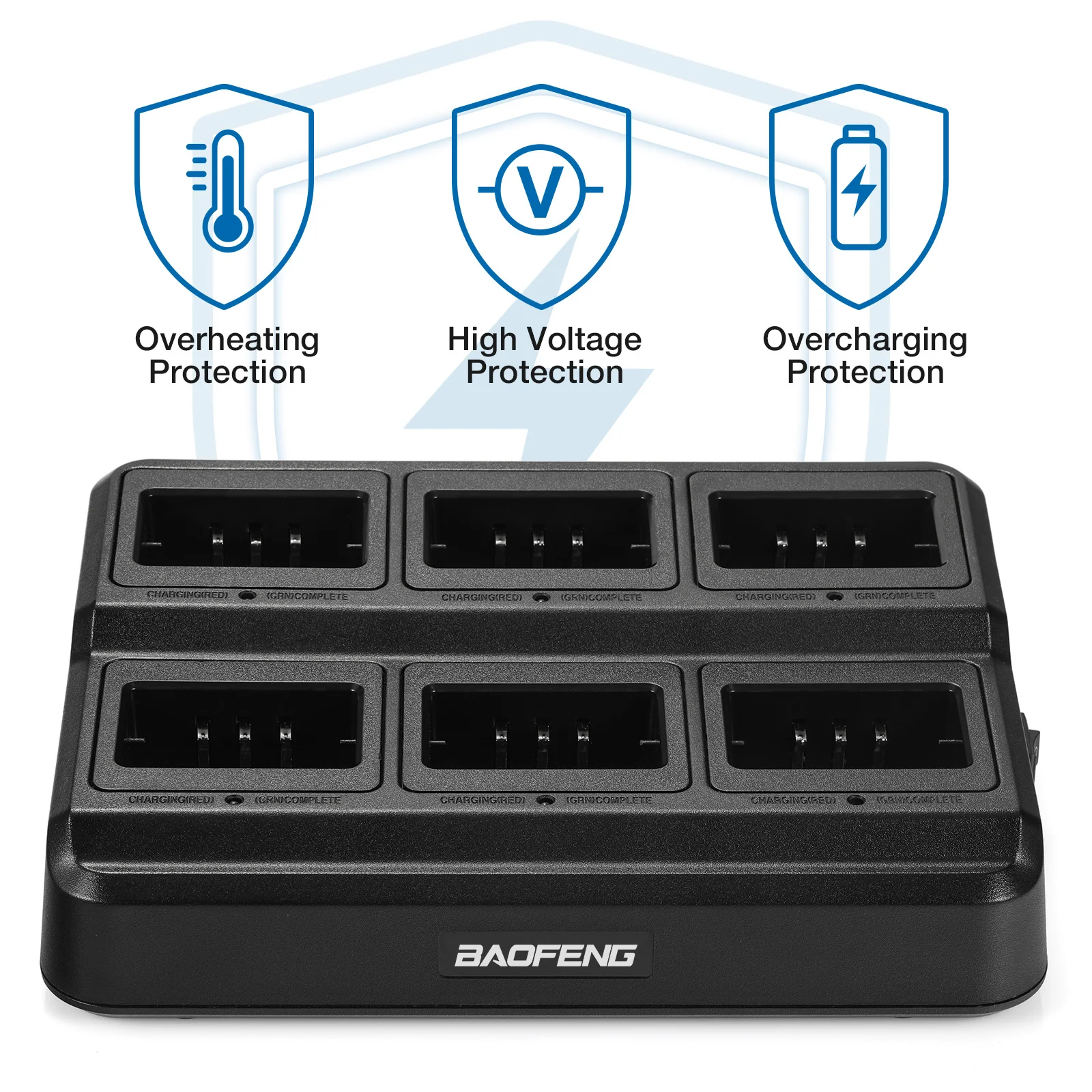 UV-5R Series Six Way Charger - Image 4