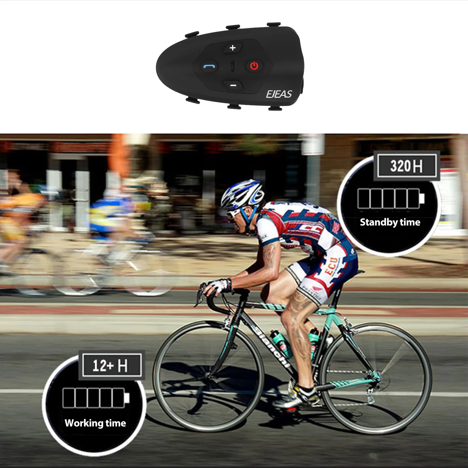 V9 Bluetooth Interphone Motorcycle Helmet Intercom [DISCONTINUED] - Image 6