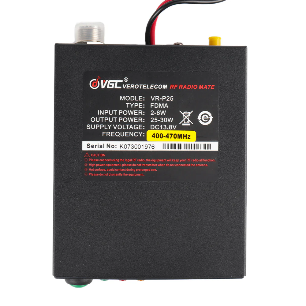 VGC VR-P25U 400-470MHz Analog Radio Amplifier [DISCONTINUED] - Image 8