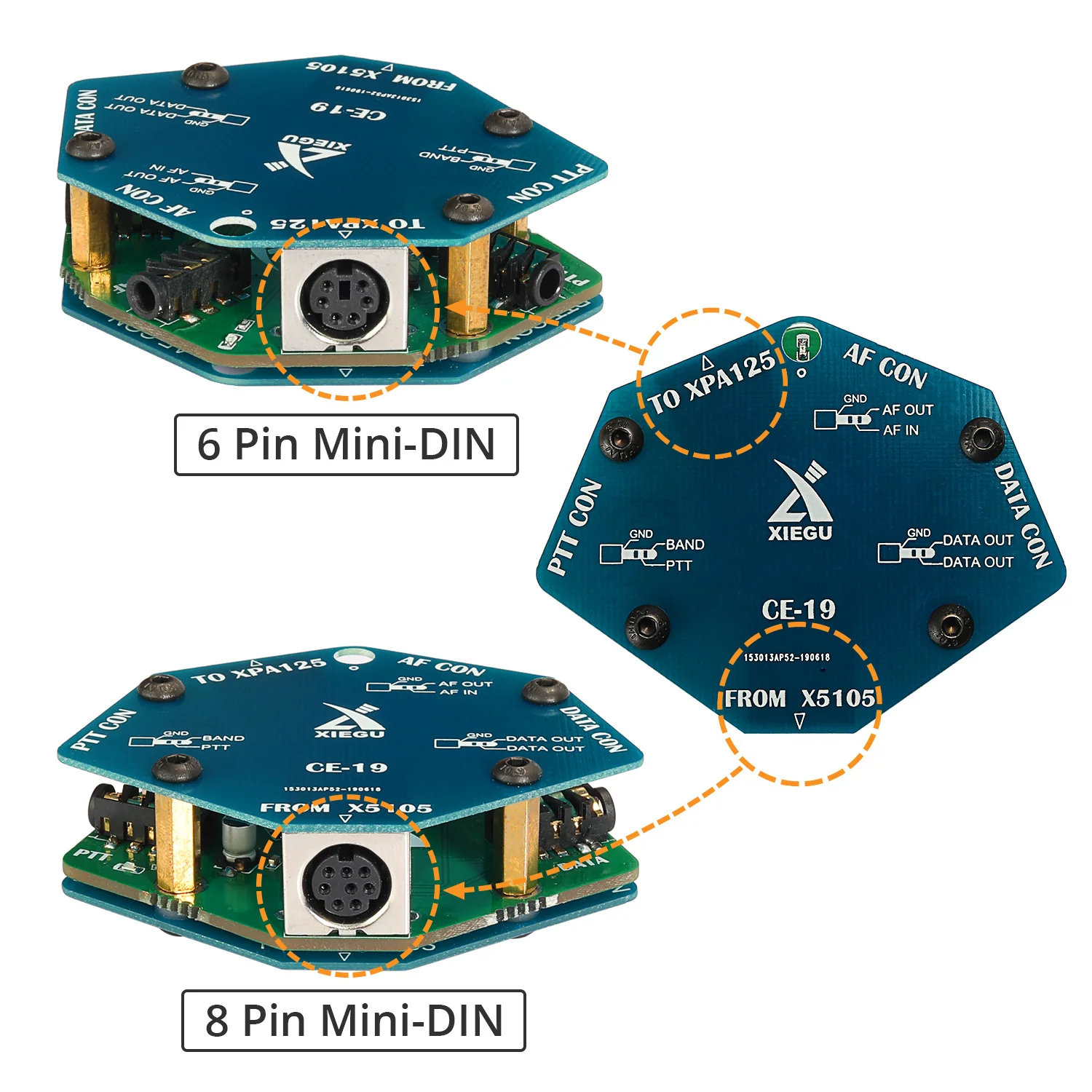 Xiegu CE-19 Data Interface Expansion Card [OPEN BOX] - Image 3