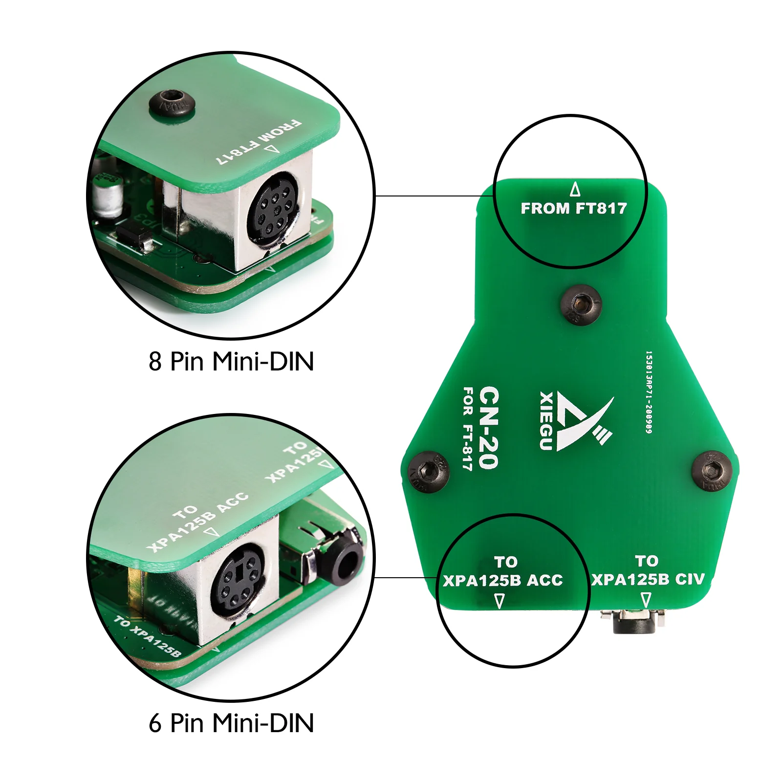Xiegu CN-20 Adapter for FT-817/818 - Image 4