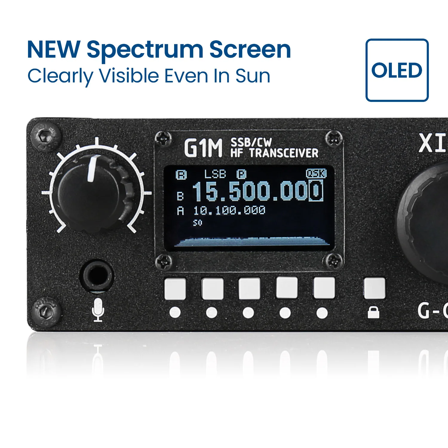 XIEGU G1M HF Transceiver | Quad Band | Portable SDR | QRP | 5W SSB CW AM - Image 4