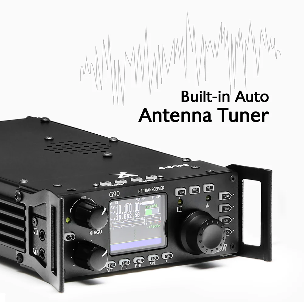 Xiegu G90 HF Radio | SDR | QRP | Auto Antenna Tuner | 20W | Remote Head - Image 4