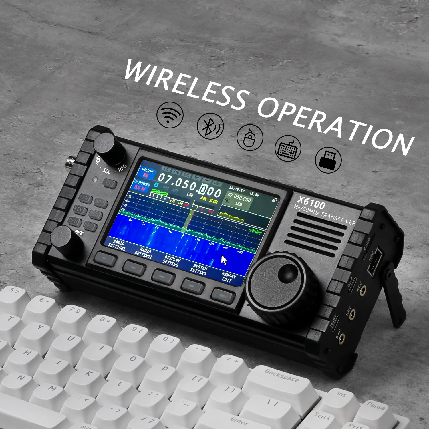 Xiegu X6100 HF Transceiver | Full Mode | SDR Radio - Image 5