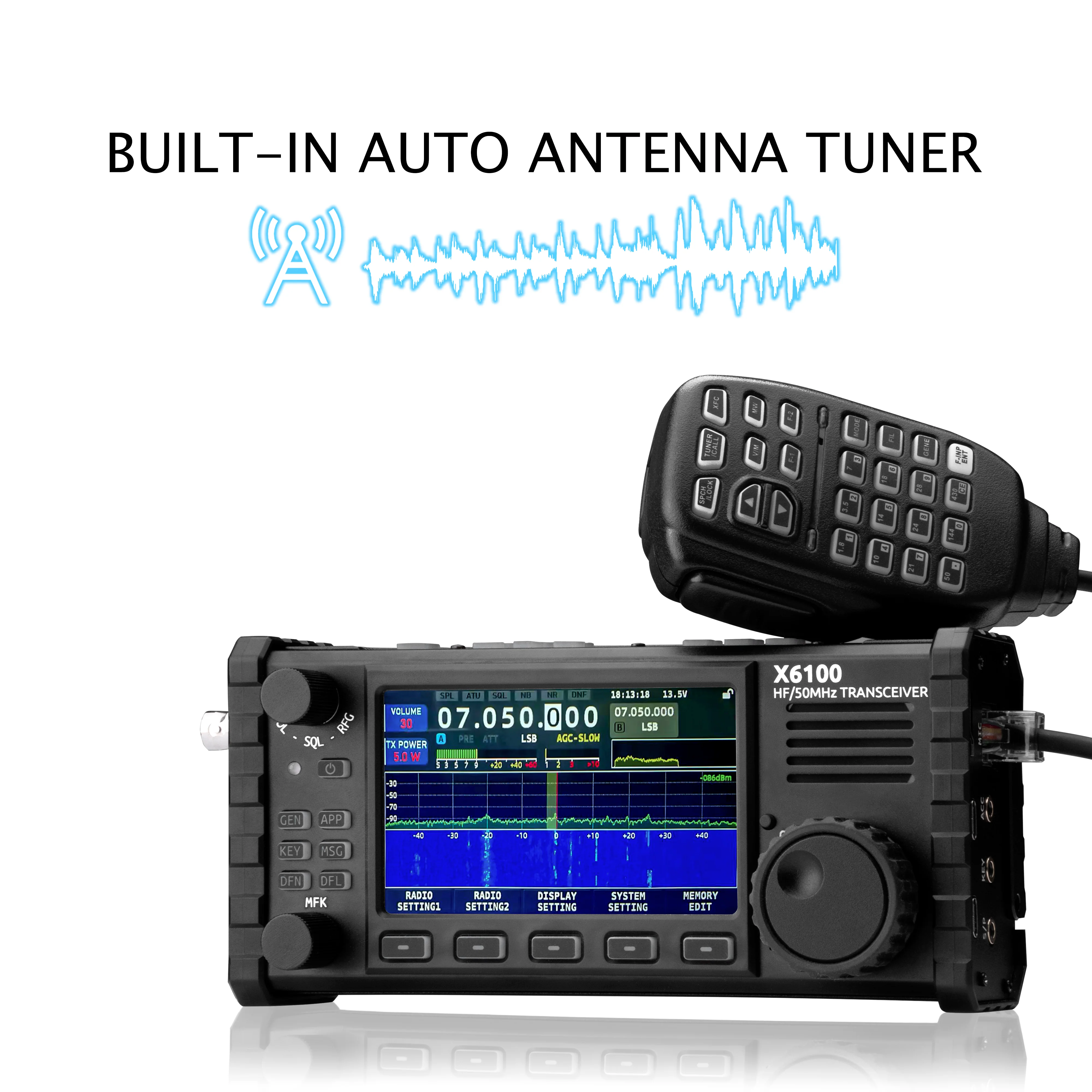 Xiegu X6100 HF Transceiver | Full Mode | SDR Radio - Image 6