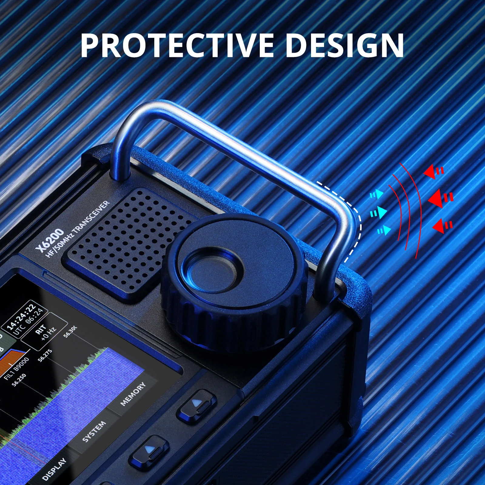 Xiegu X6200 HF Transceiver | 8W | Full Mode Full Band | RF Direct Sampling | Replaceable Battery | Built-in ATU | SDR Structure | WFM AIR RX - Image 4