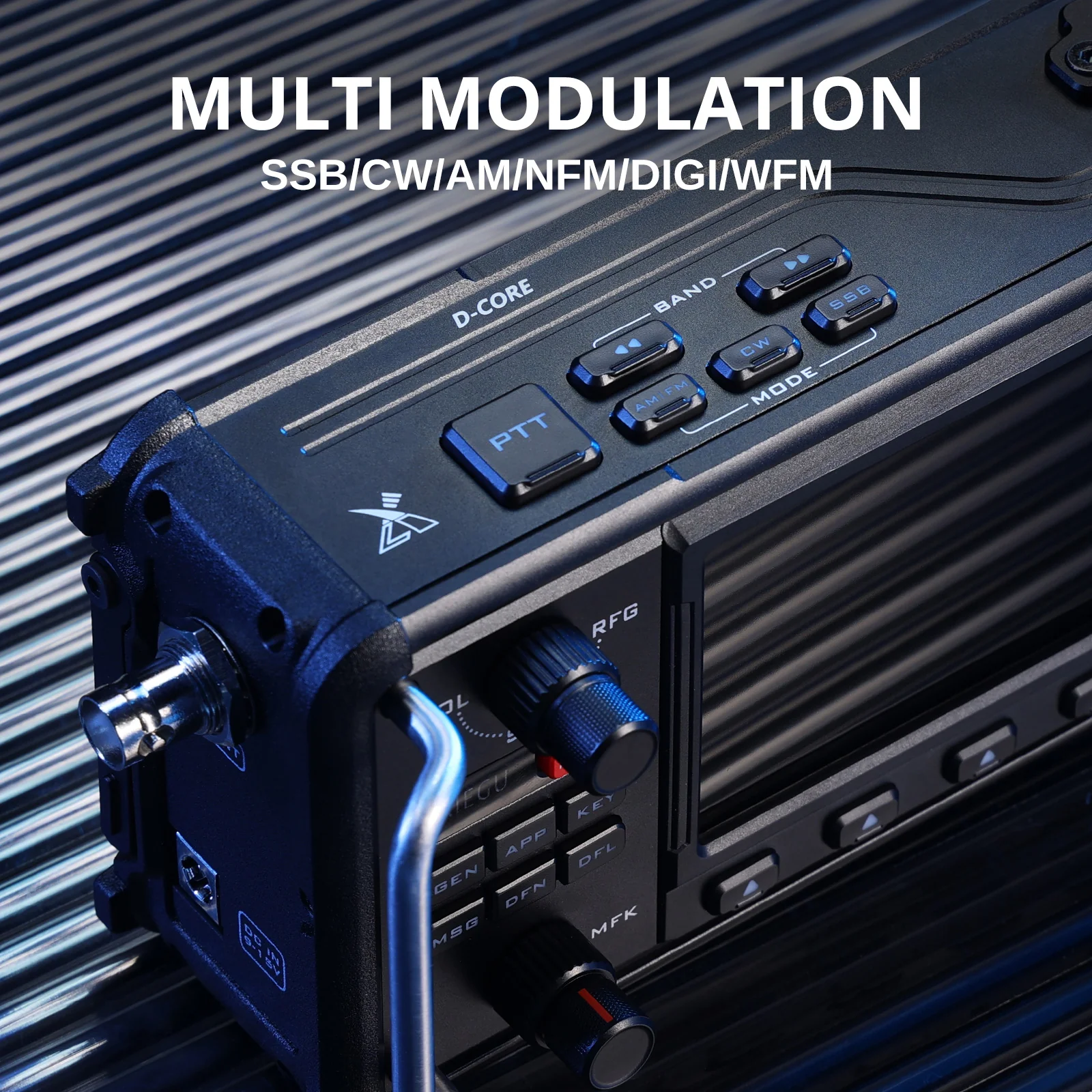 Xiegu X6200 HF Transceiver | 8W | Full Mode Full Band | RF Direct Sampling | Replaceable Battery | Built-in ATU | SDR Structure | WFM AIR RX - Image 7